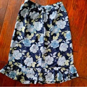 Croft & Barrow Women's Floral Skirt Size 12